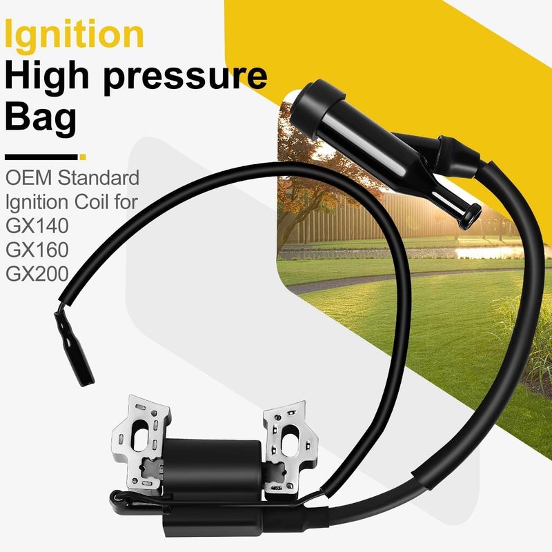 Sofo GX160 Ignition Coil Assembly with Spark Plug for Honda GX200 GX110 GX120 GX140 for Predator 212cc 224cc 5.5hp 6.5hp Engine Minibike Gokart Replacement - Image 4